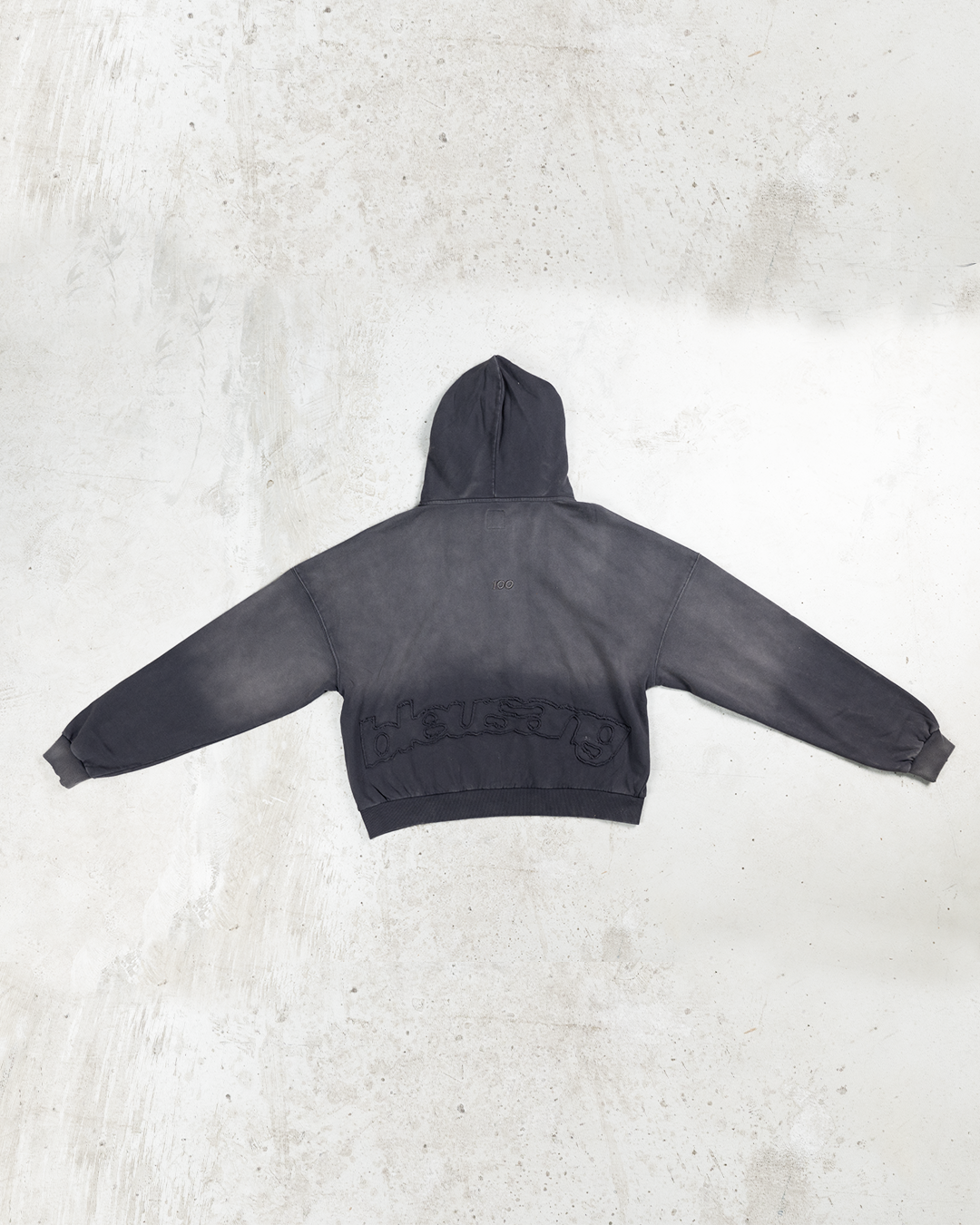 Bleu 100 Hoodie – Grey