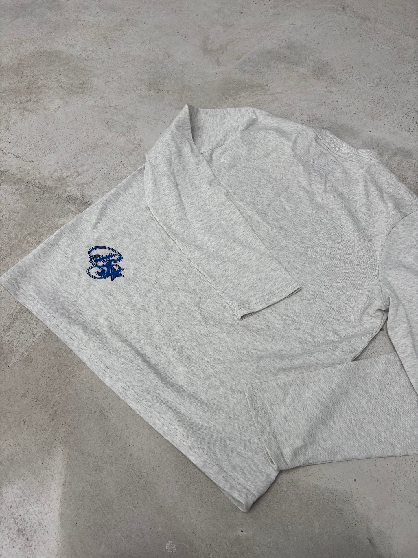 "Lucky is to have you" Longsleeve Tee – Grey