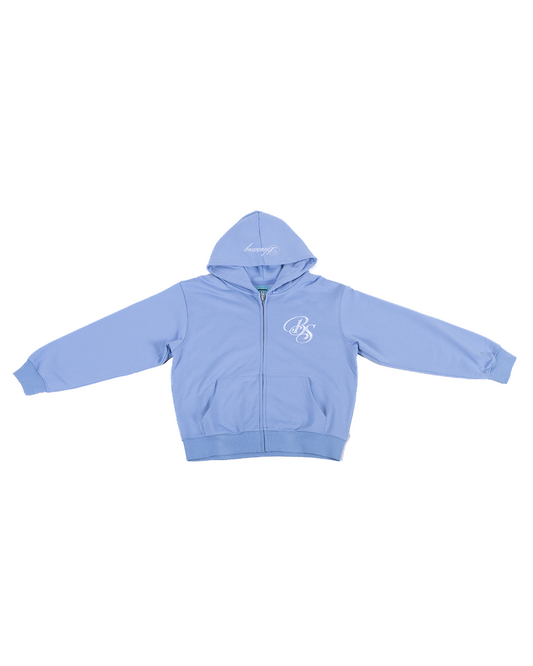 Not Dark Zip Up Hoodie – Bleu